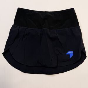 NEDAO Skort Womens Medium Black Running Convertible Shorts Reflective Athletic